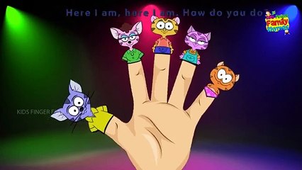 Finger Family (Animals Cartoons Finger Family) | Animals Finger Family Rhymes for Children