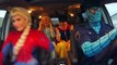 Superhero Car Dance! Superhero Mixup! SpiderElsa Harley Quinn Elsa Maleficent and blue spi