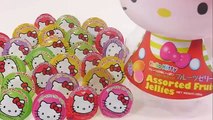 Wheels On The Bus | Hello Kitty Pudding Jelly and Re ment Miniature Toys | Finger Family ,