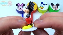 Lollipop Play Doh Clay Surprise Toys Donald Duck Rainbow Learn Colors Mickey Mouse Pluto t