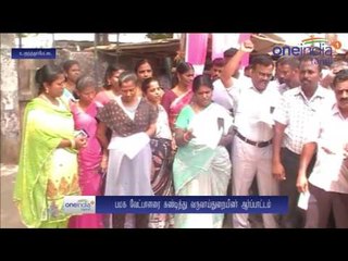 Government Staffs protest Against Ulundurpet PMK Candidate Balu