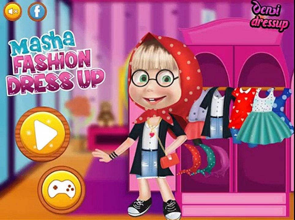 Masha-Fashion-Dress-Up Top Baby Games For Kids 2016