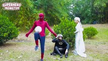 Spiderman & Frozen Elsa Toilet War for Diarrhea New Eposides! Batman Vampire Kids Video To