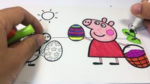 Peppa Pig and George in their Bedroom Coloring Book Pages Kids Fun Art Activities Videos F