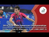 2015 ITTF Latin American Championships - Day 4 Afternoon