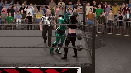 WWE 2K17 galactic queen v the baroness