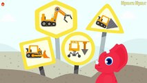 Car Driving for Kids | Dinosaur Digger 2: Construction Simulator| Truck Cartoons Videos fo