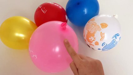 Baby Finger Family Song for Learning Colors - BALLOONS & Babies Nursery Rhymes Song