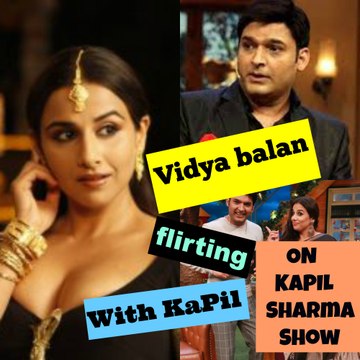 Vidya Blan flirting With Kapil sharma On The Kapil-sharma-Show -