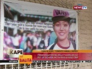 KB: Pananagutan ng mga paaralan sa out of school activities o field trip