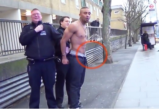 Drunk Homie Peeing Like a Fountain While Getting Arrested