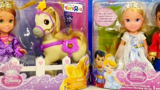 Play Doh My First Petite Princess Rapunzel and Pony Cinderella Prince Charming Disney Doll
