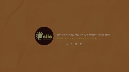 אלה קלינגמן - תיק קטן לשימוש יומיומי | Alla Klingman - A small bag for daily use