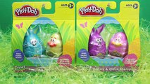 Play Doh Animals Play Dough Easter Bunny, Chick, Carrot and Bird Toys Review DisneyCarToys