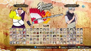 Naruto Ninja STORM Revolution™ Menu Seleção de Personagem all Character Selection Roster!
