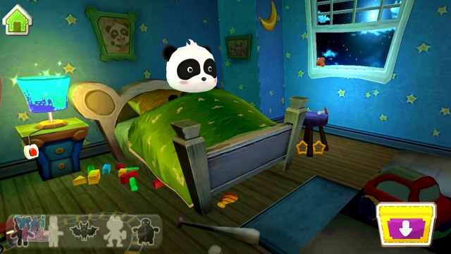 Kids Learn How to Not Be Scared of The Dark | Baby Panda Play In The Dark BabyBus Games Fo