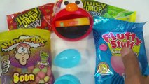 Giant Cookie Monster Surprise Egg -Sesame Street Elmo Toys -Naiah & Elli