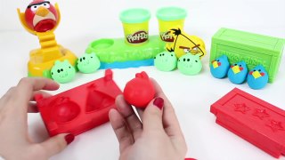 Play Doh Angry Birds Build n Smash Game Stack & Attack Rovio Hasbro Toys Juguetes con Pla