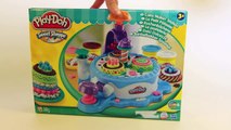 Play Doh Cake Makin Station Playset by Sweet Shoppe Kitchen Baking Toy - Sweets Cafe Dess