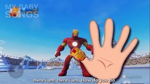 Iron Man, Thor Superhéroes y Rayo McQueen de Cars 2 de disney Baile en los Niños Rimas