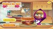 Masha Cooking Big Burger - Masha And The Bear - Best Girls Games HD