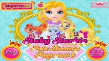 Disney Princesses Ariel, Snow White & Rapuzel - Baby Barbie Pets Beauty Pageant 2