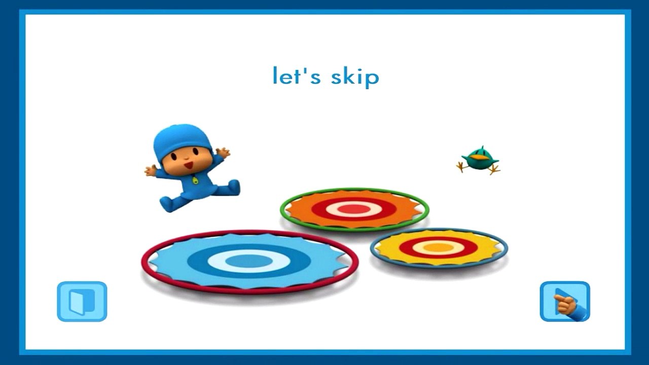 Pocoyo in the Trampoline Game Funny Jumping Full Episodes new