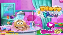 Lets Play Fun Pou Games | Dirty Pou Gameplay Washing Games for Kids Fun