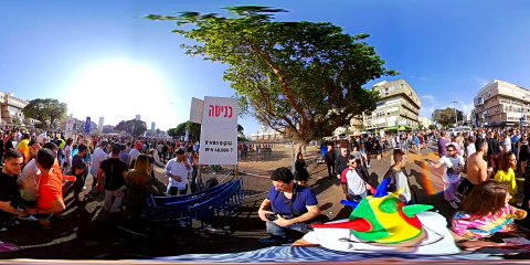360 video Purim street party tel aviv 2017