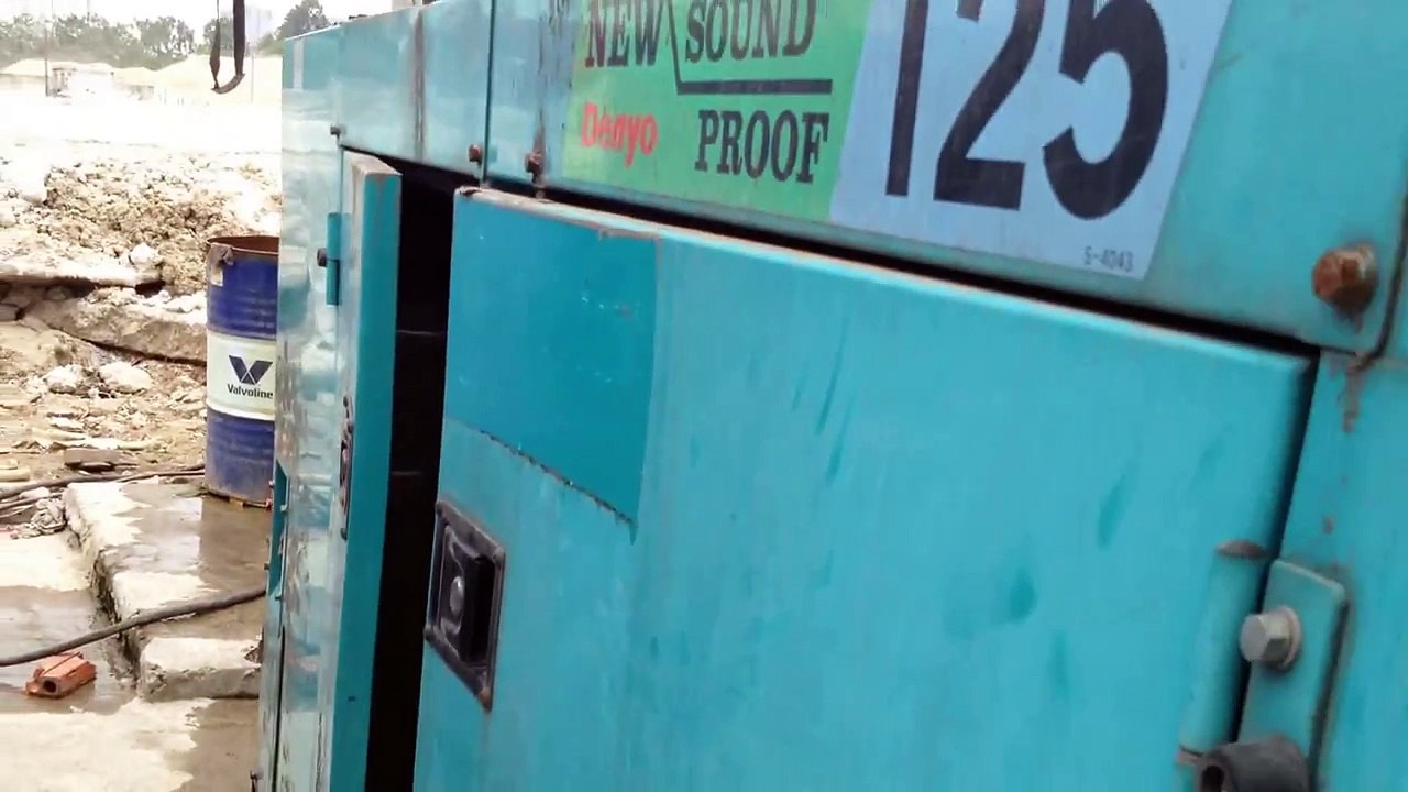[Máy Phát Điện Công Nghiệp] Bán máy phát điện 125 kva denyo hàng nhật bãi
