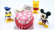 Play Doh Birthday Cupcake Eggs Surprise for Mickey Mouse Clubhouse & Minnie Lego Toy Train