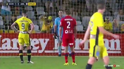 Roy O'Donovan Goal HD-Central Coast Mariners - Adelaide United 2-3 (25-03-2017)