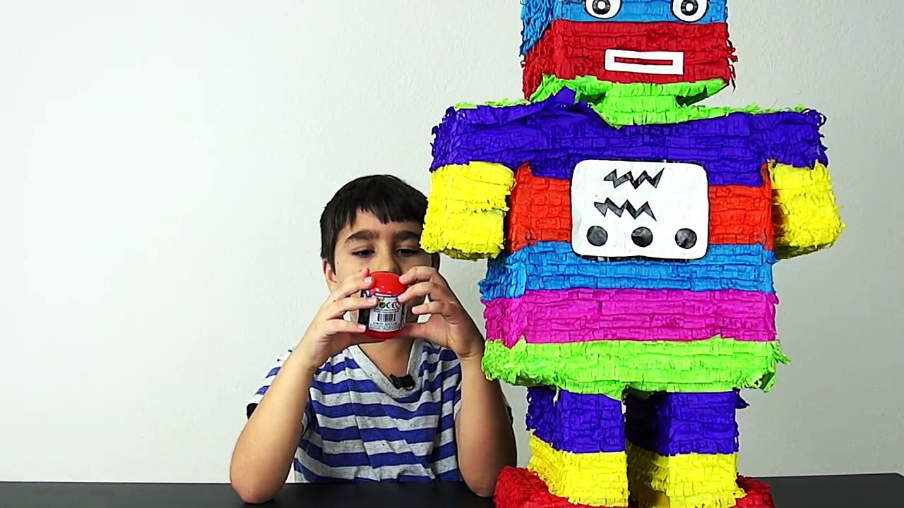 Worlds BIGGEST ROBOT Surprise Egg! Fighting Transformers + BEST Toys HobbyKidsTV