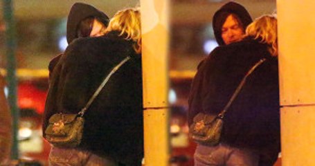 Diane Kruger ve Norman Reedus Hiç Kimseye Aldırmadan Sokak Ortasında Öpüştü