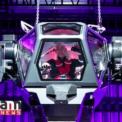 Jeff Bezos piloting a giant mechanical robot #AnnNewsTechnology