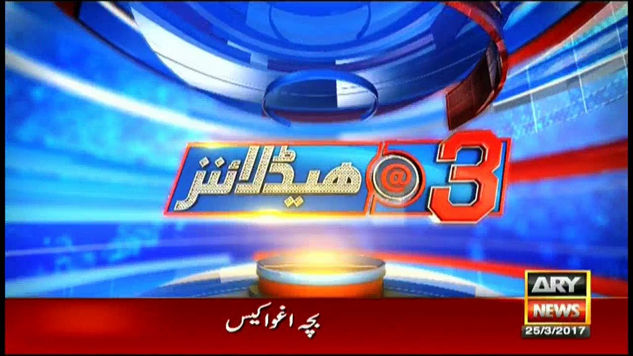 Headlines 1500 25th March 2017