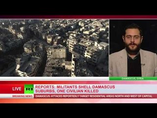 Download Video: 'Those suffering the most are civilians': Militants shell Damascus & suburbs, 1 killed & 14 injured