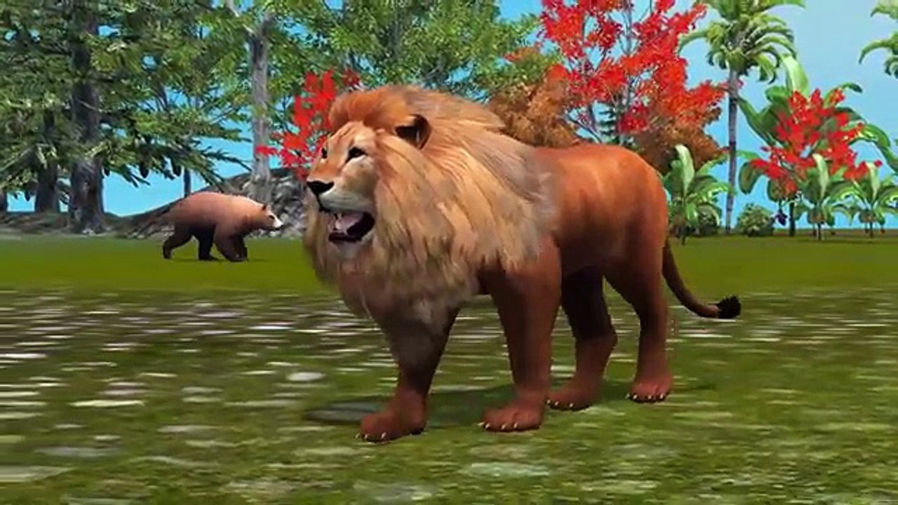 3D Spiderman Lion Dinosaur Finger Family Rhymes for Kids | Colors animals finger family so