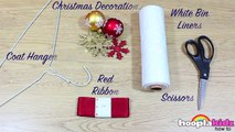 How to make a Christmas Wreath - Christmas Bauble Ornament Decoration