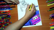Цветной раскраска цвета Войлок для Дети маркеры Новые функции Новый страницы ручка человек-паук