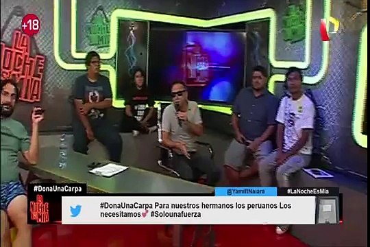 Entregan carpas a damnificados por huaicos en poblado de Nieve Nieve