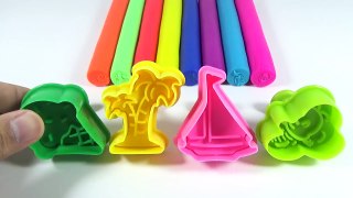 Learn Colors Play Doh Finger Family Nursery Rhymes! - Peppa Pig English Episodes Compilati