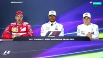 Formula 1 2017 Australian GP - Post-Qualifying - Top 3