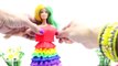 Play Doh Barbie Dolls Rainbow Dash Pinkie Pie Applejack Rarity Fluttershy Twilight Sparkle