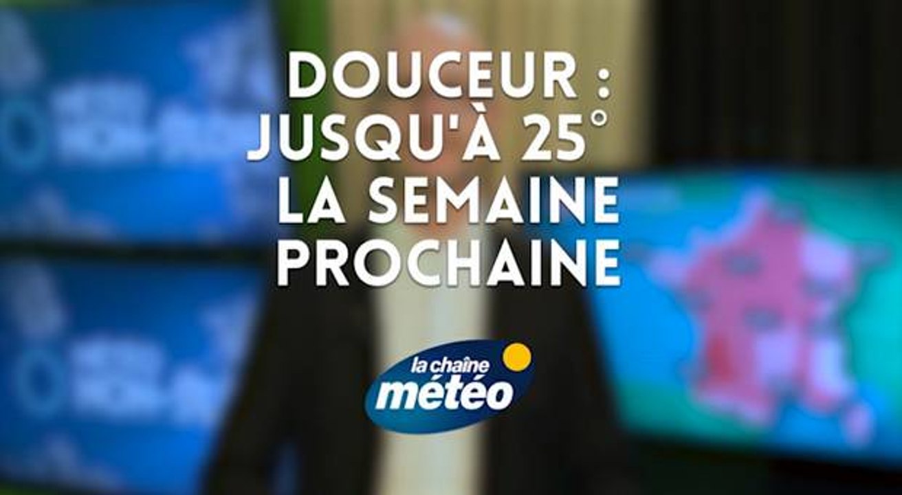 Douceur la semaine prochaine : jusqu'à 25°C