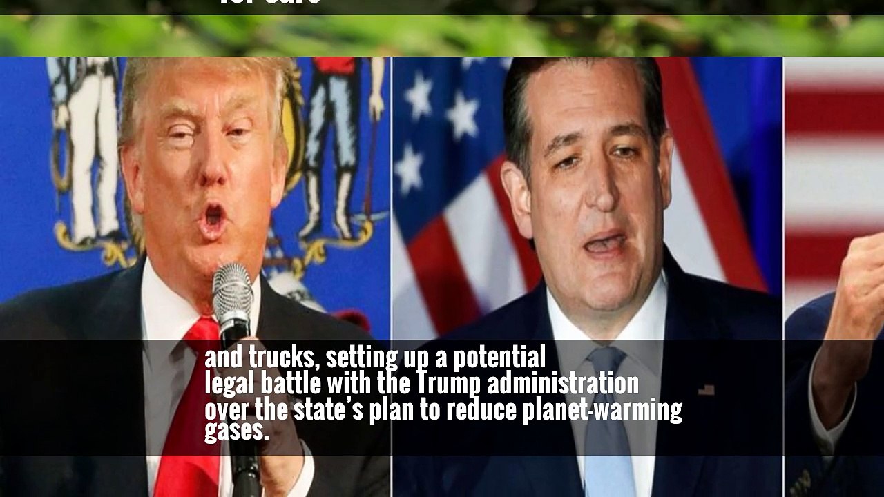 California Upholds Auto Emissions Standards, Setting Up Face-Off With Trump -