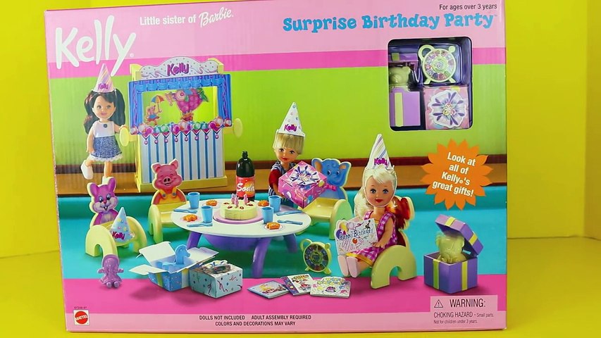 barbie chelsea birthday party playset