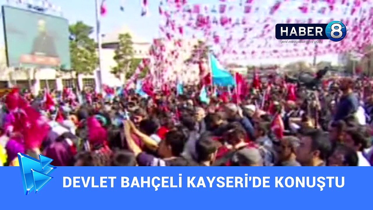 Devlet Bahçeli Kayseri Mitingi