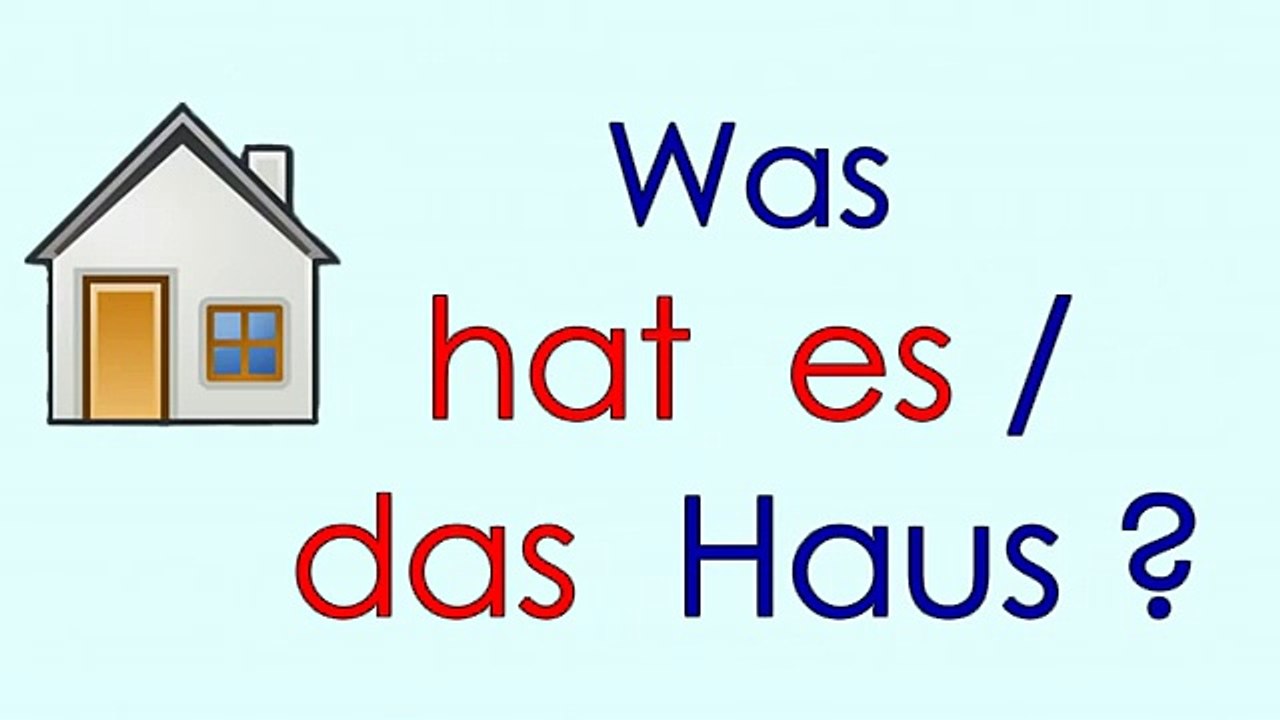 Deutsch lernen Grammatik ich habe du hast