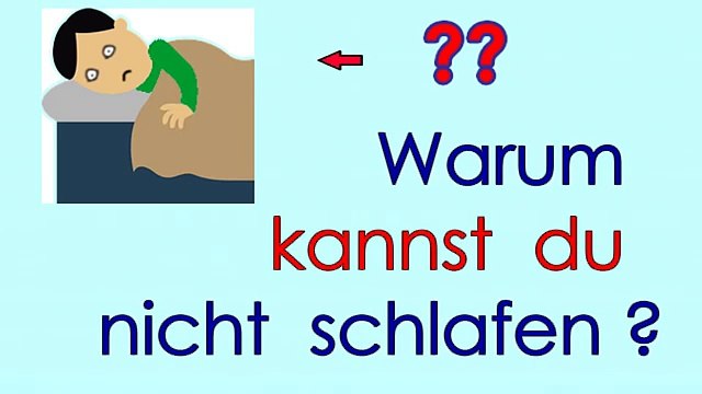 Deutsch lernen Grammatik ich kann